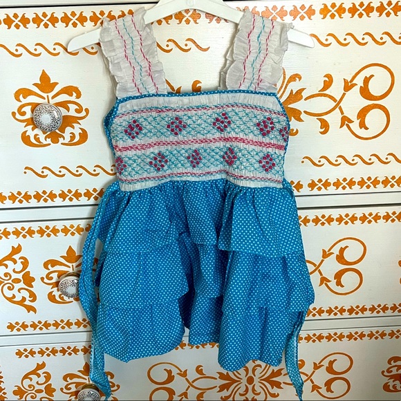 smocked toddler dress cotton - Picture 1 of 2
